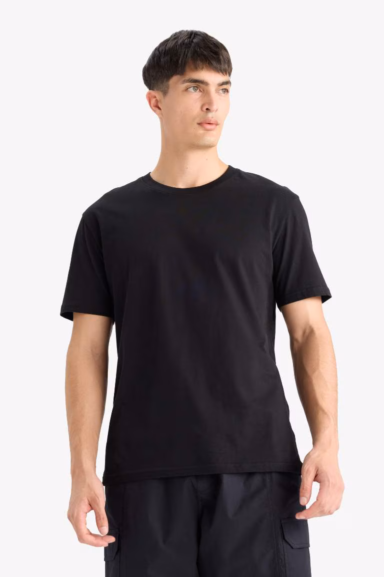 Oversize Fit Crew Neck Short Sleeve T-Shirt Image undefined